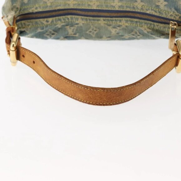 LOUIS VUITTON Monogram Denim Buggy GM Shoulder Bag Blue M95048 LV Auth am9268 - Picture 8 of 16